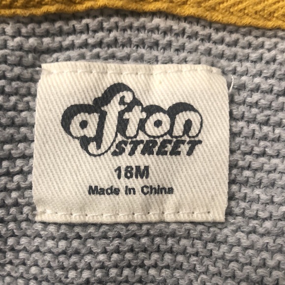 Cozy Gray Kids Hooded Jacket by Afton Street size 18 months - Picture 2 of 4